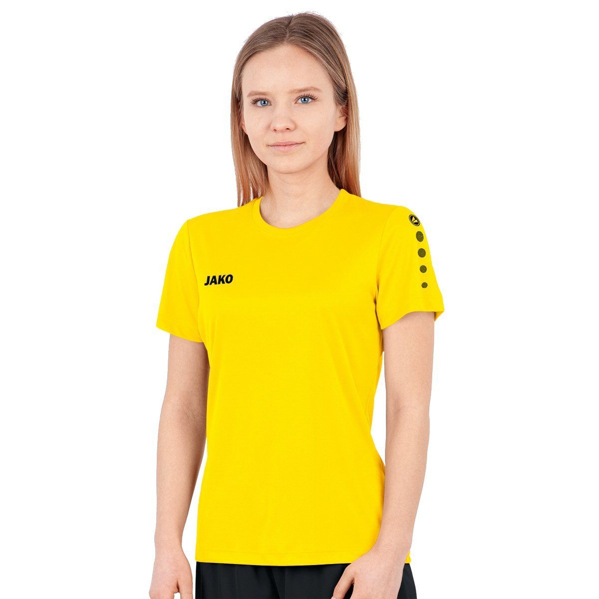 T-Shirt Sport-Shirt Trikot Team Kurzarm (100% Polyester) gelb Damen
