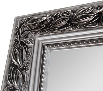 Deko-Werk 24 Barockspiegel Barockspiegel Achim 55 x 70 cm Holz Silber oder Gold Holzrahmenspiegel, Mirror Spiegel gerahmt, vergrößert optisch die Räume.