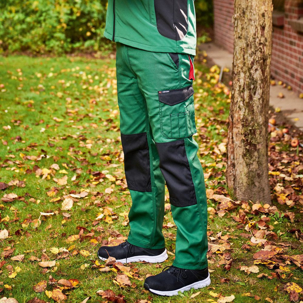 Craftland Arbeitshose Herren Twill Bundhose leichte Sommer Arbeitshose mit UV-Schutz robuste, bequeme und leichte Sommer-Arbeitshose mit UV-Schutz