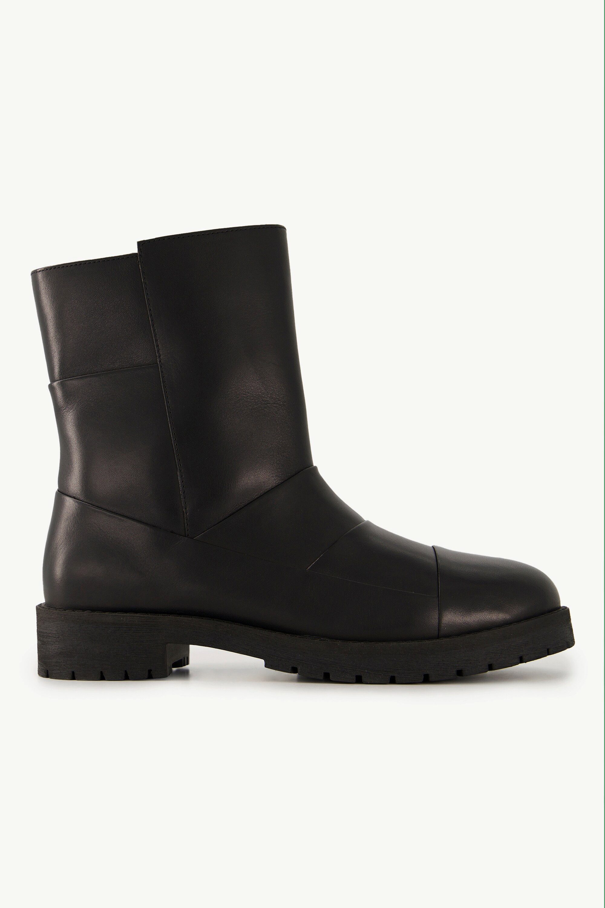 Ulla Popken Leder-Boots Ziernähte Wechselfußbett Weite günstig online kaufen