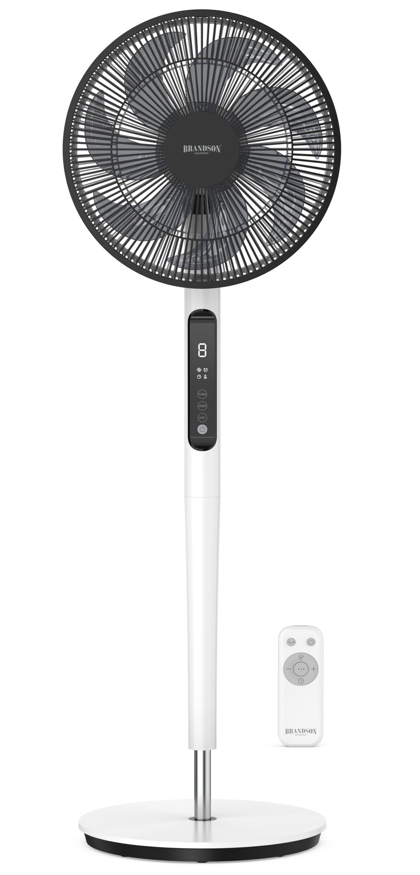 Brandson Standventilator DC, leise, energiesparend, Oszillation, günstig online kaufen