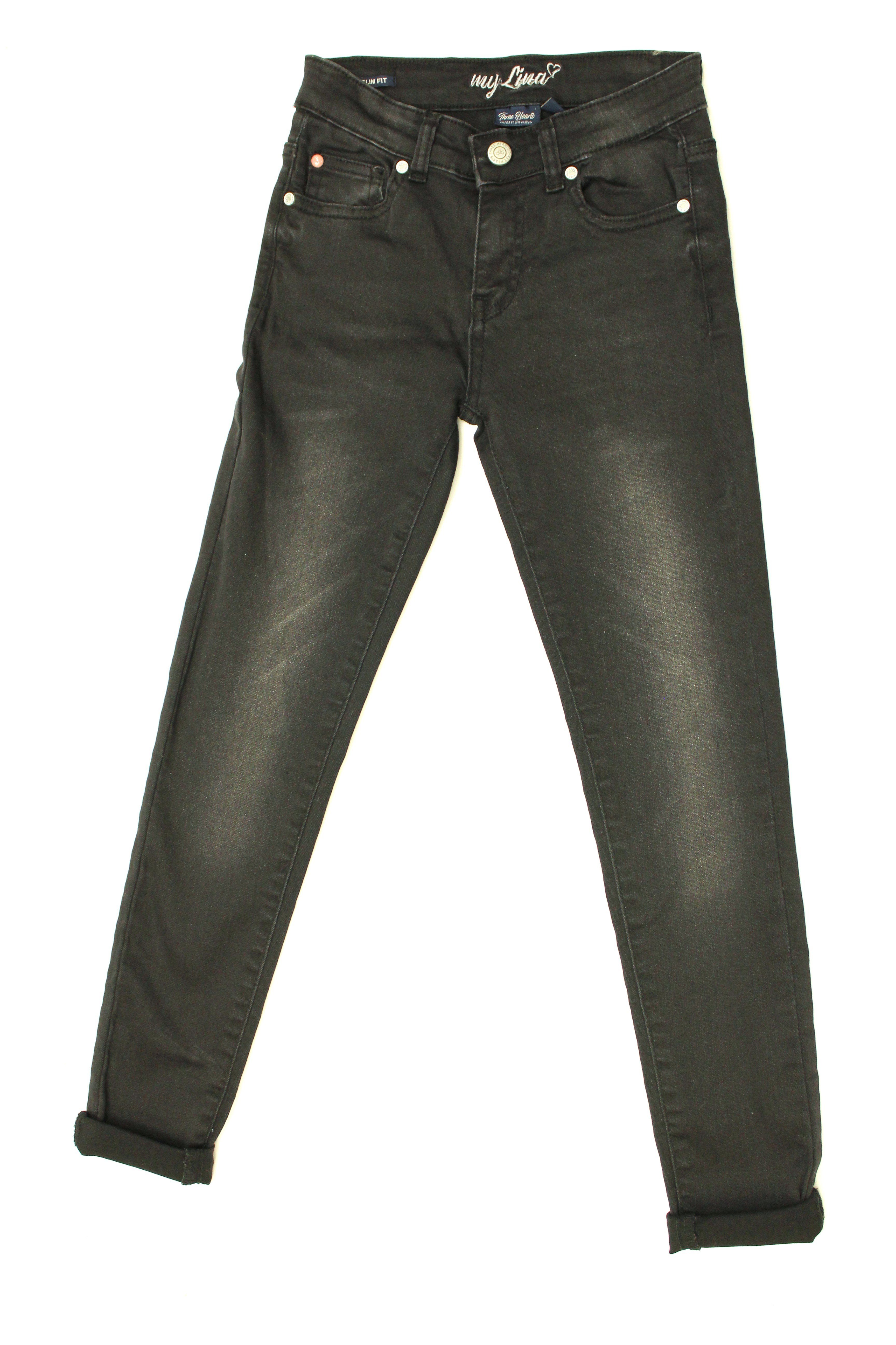 THREE OAKS 5-Pocket-Jeans Mädchen, Slim Fit Five Pocket Jeans M330059 ...
