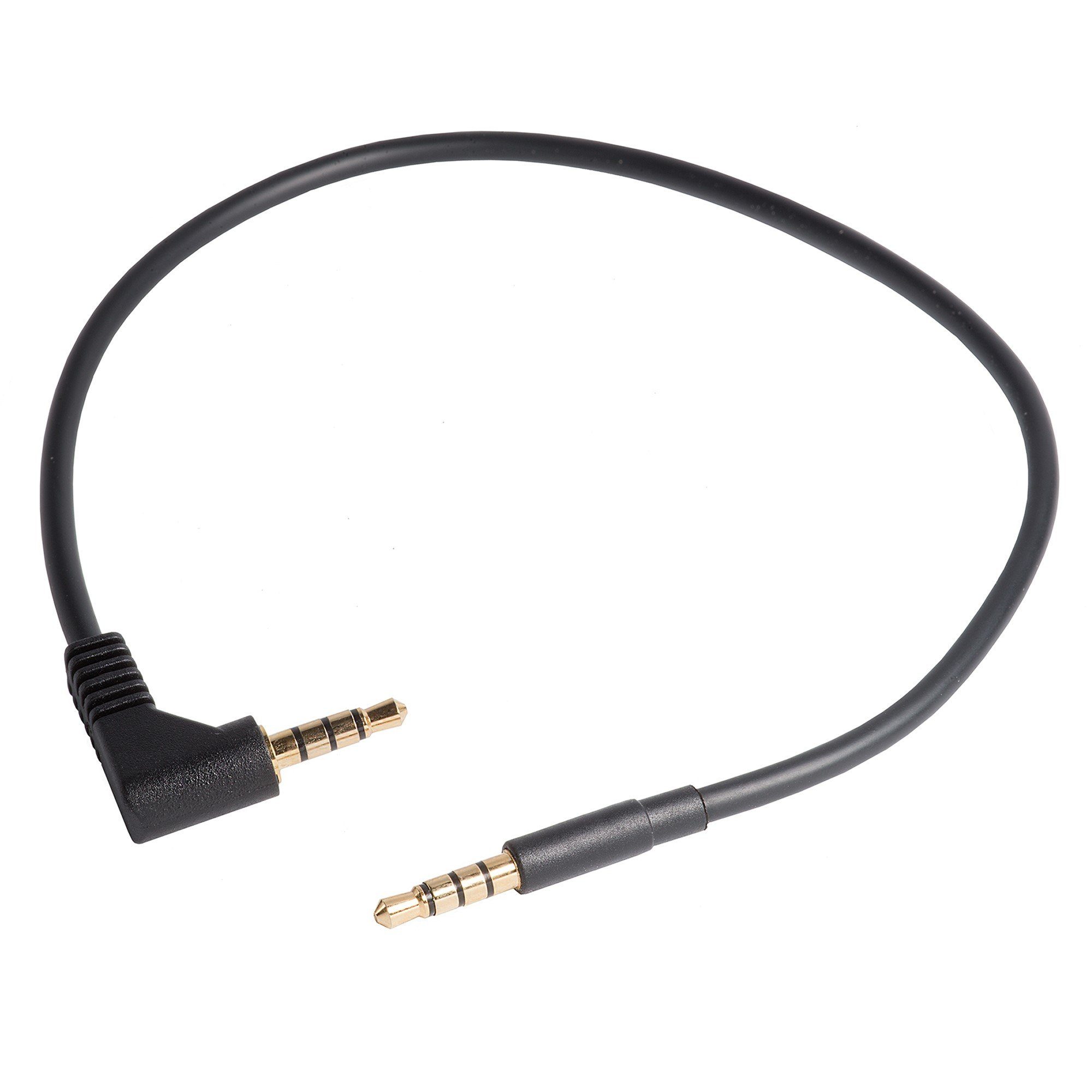 shortix kurzes Premium Audio-Kabel. 3,5-mm-Klinke. Stecker gewinkelt -  Stecker gerade. Stereo. AUX-Kabel. 30cm. Audio-Kabel, 3,5-mm-Klinke,  3,5-mm-Klinke, kurz