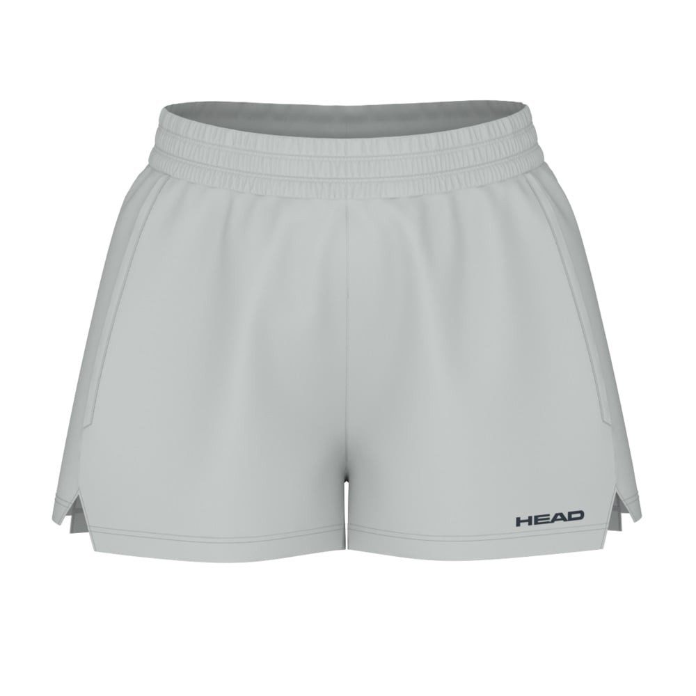 Head Shorts Tennishose Play (elastischer Bund) kurz grau Damen