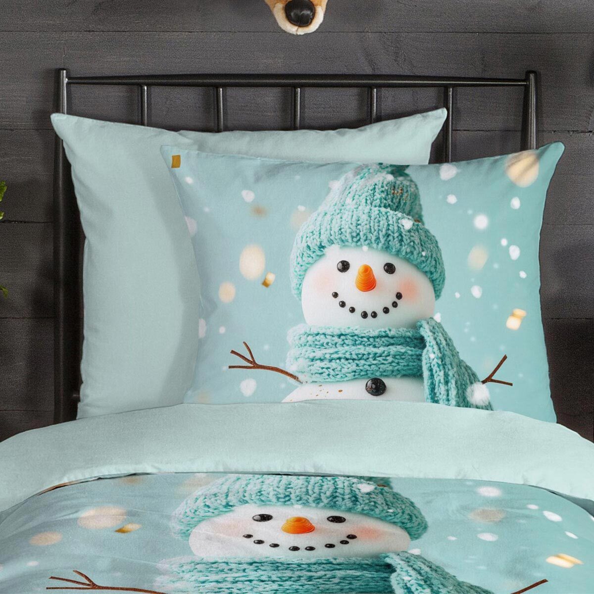 TRAUMSCHLAF Bettwäsche Schneemann, Flanell, 2 teilig, besonders weich und w günstig online kaufen