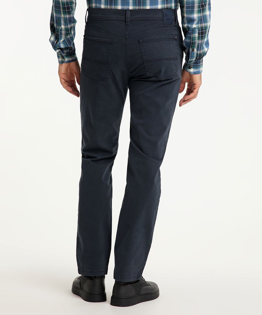 Jeans und Rando Gabardine Authentic 5-Pocket-Hose Flachgewebe, elastisch Dunkelblau Pioneer soft