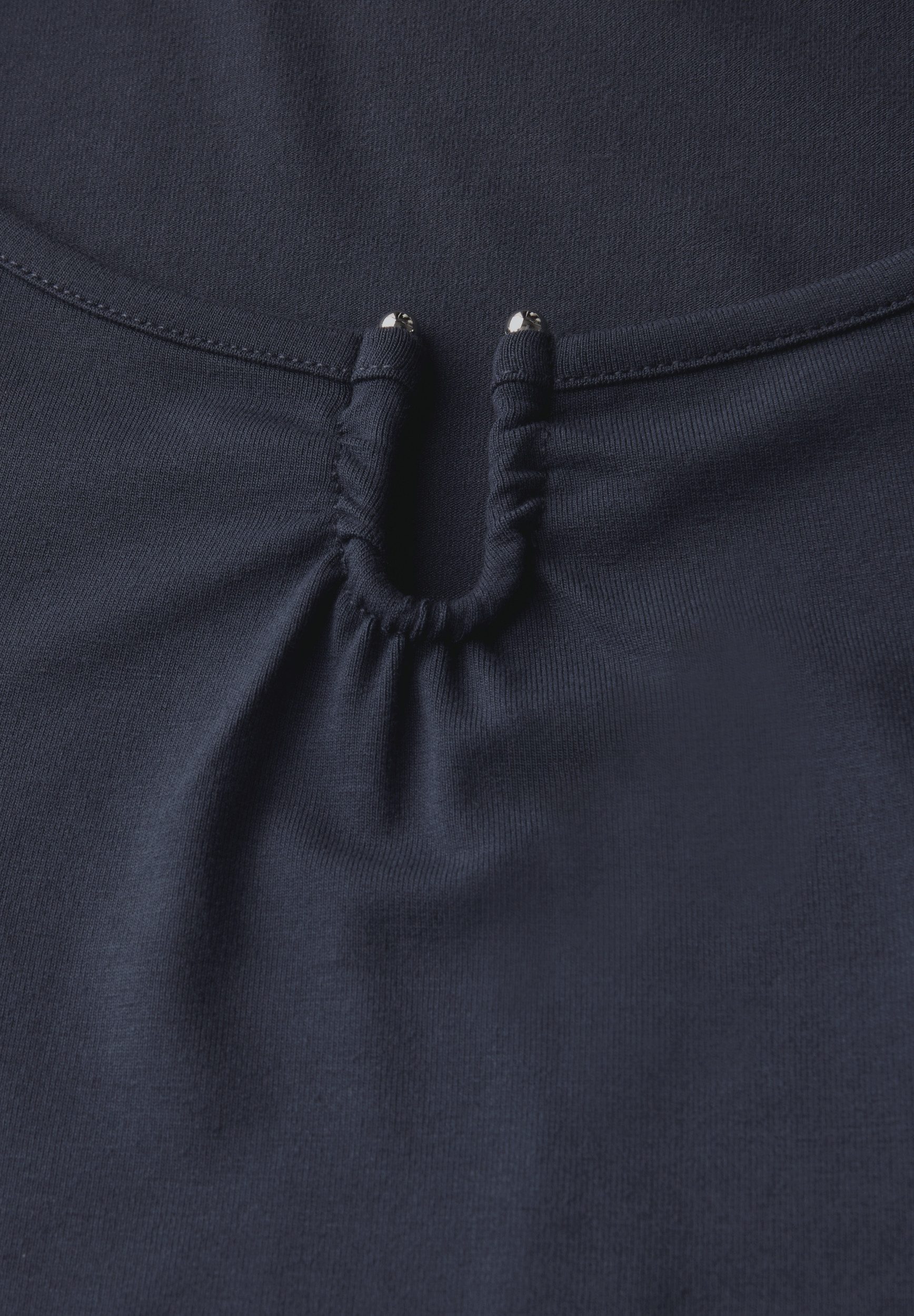 STREET ONE T-Shirt - Damenshirt mit Cut-Out-Detail - Kurzarm Jersey-Shirt günstig online kaufen
