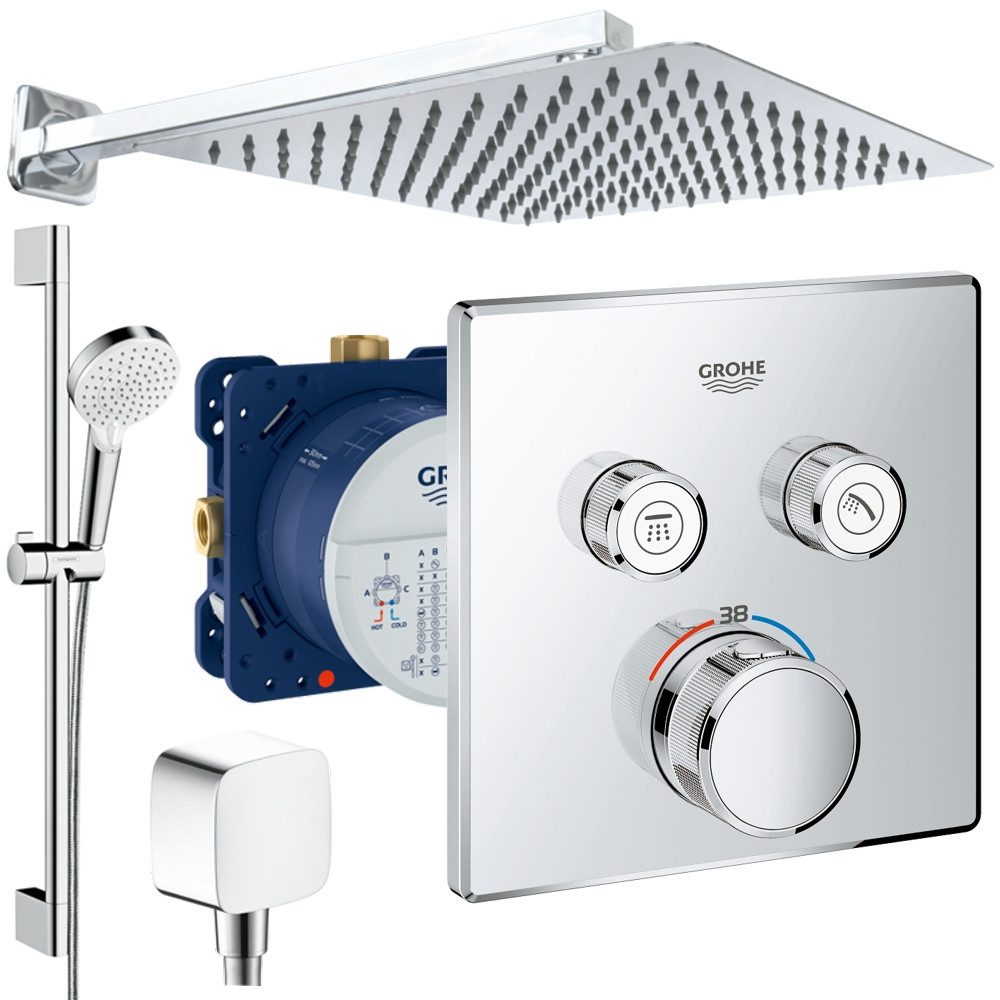 Grohe und Jowi Duscharmatur Grohtherm SmartControl Duschsystem, mit Hansgro günstig online kaufen