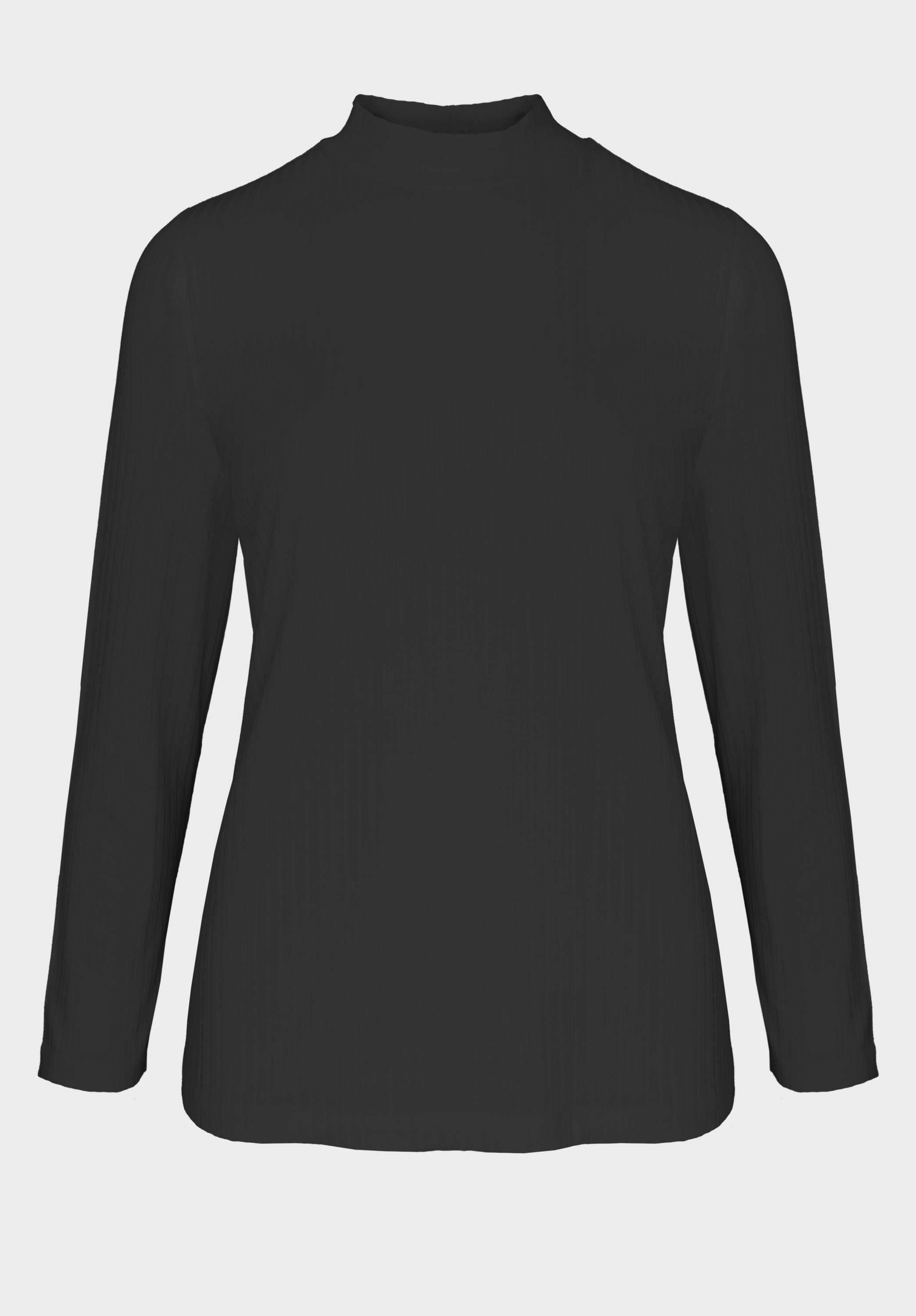 bianca Langarmshirt GRETA mit modernem Turtle-Neck in coolen Trendfarben black