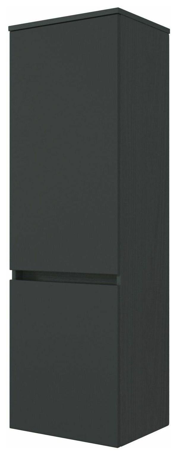 HELD MÖBEL Hochschrank Midischrank Baabe 40 cm graphit/matt grau