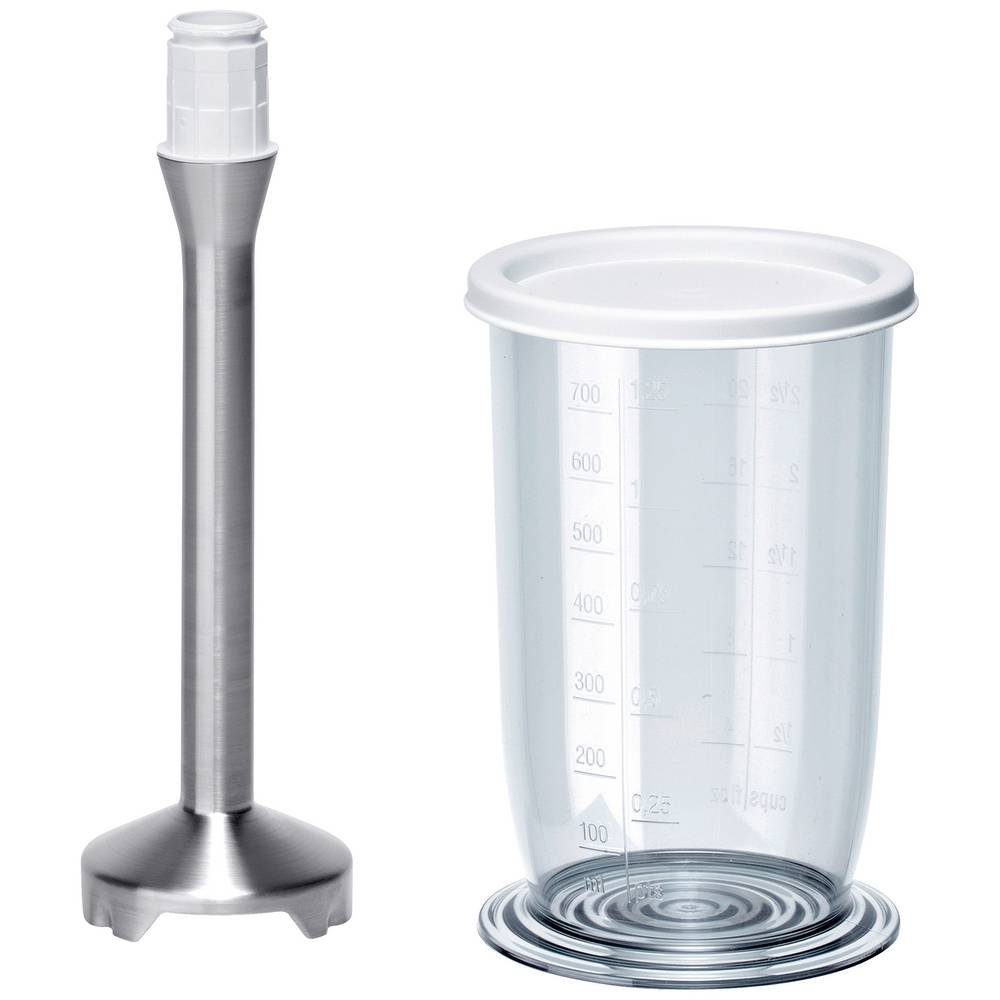 BOSCH Handmixer Mixfuß Edelst.+Becher f. MFQ4/MSM7 MFZ4060, mit Stabmixaufsatz