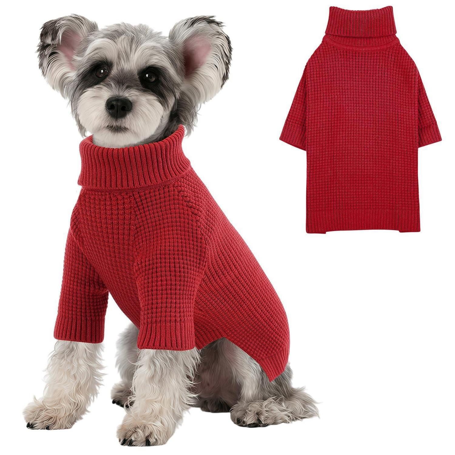 LuxusKollektion Hundepullover Hundepullover Rot M atmungsaktiv