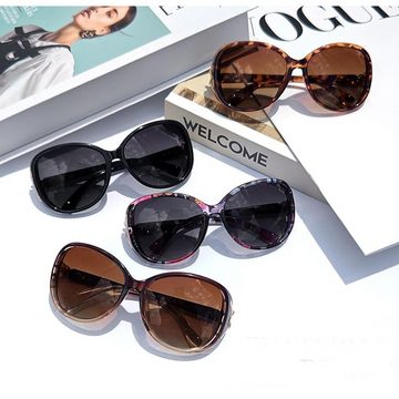 Fivejoy Sonnenbrille Sonnenbrill Damen Polarisiert Trendy Groß Übergroße Klassische Vintage (1-St) Oversize Sonnenbrille Frauen mit 100% UV400 Schutz