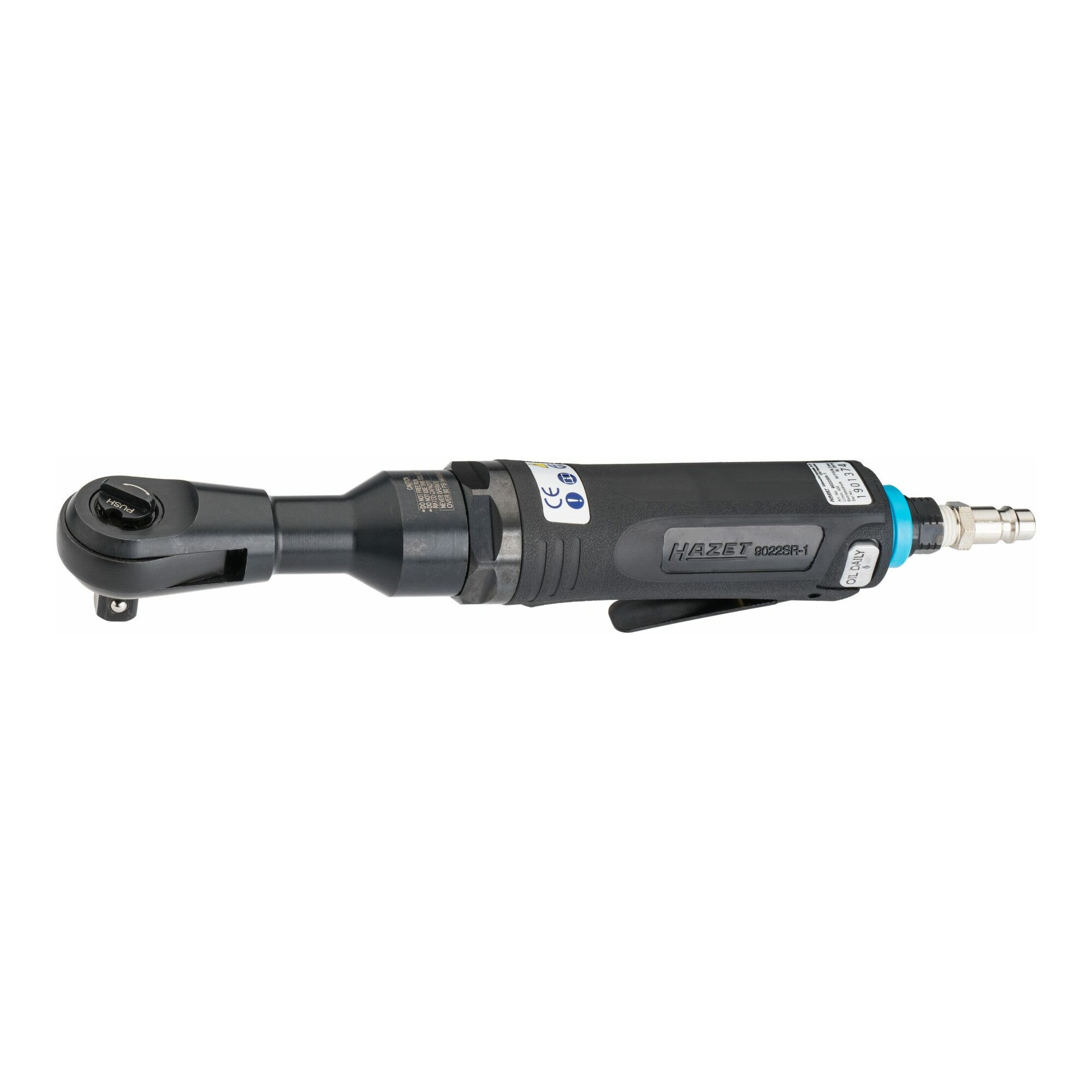 HAZET Druckluft-Schlagschrauber HAZET Schlag-Ratschenschrauber 9022SR-1 Vierkant massiv 12,5 mm (1/2 Z
