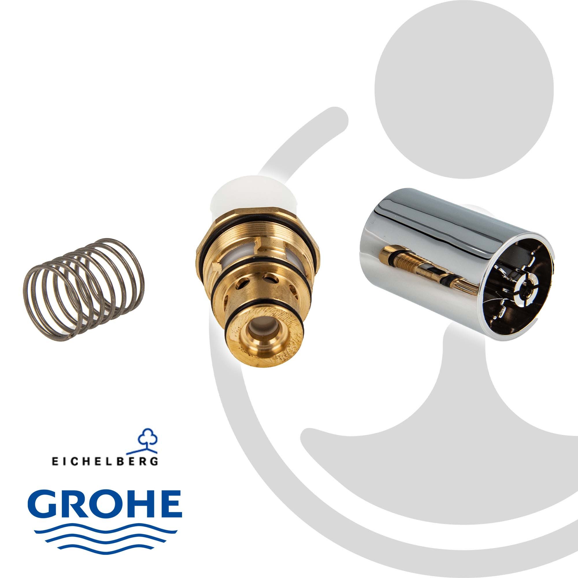 Grohe Badarmatur Unterputz-Umstellung 440018, für UP-Einhand-Wannenbatterie