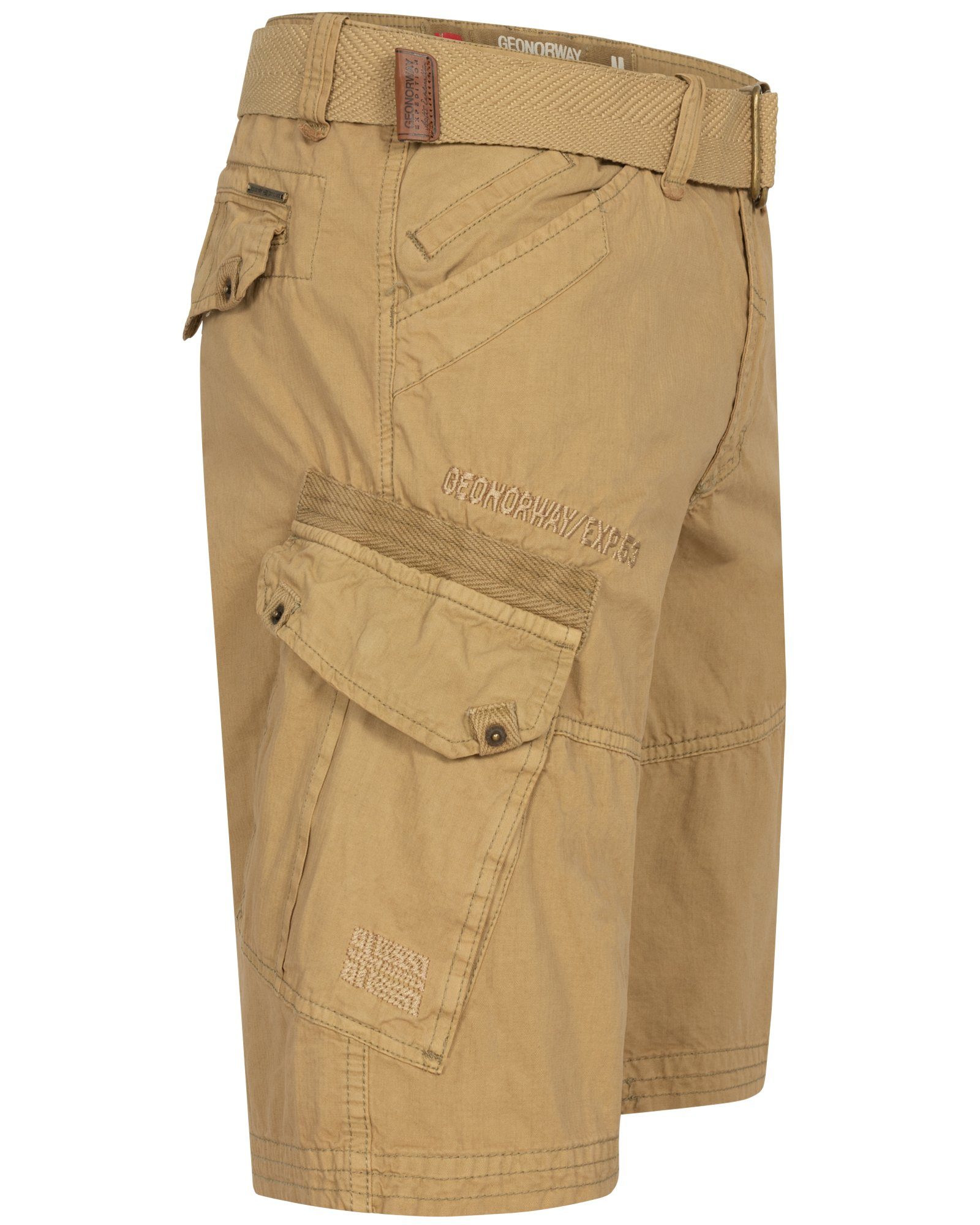 Geographical Norway Shorts Cargo Shorts kurze Hose knielang Short Bermuda Sommer Urlaub Freizeit