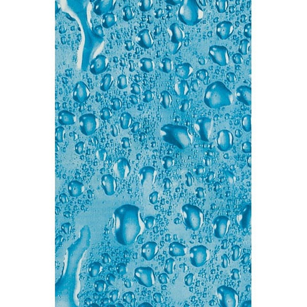 Euroshowers GmbH Duschvorhang Wasserstruktur Dunkeltürkis 180 × 200 cm Polyester mit 12 Ringen Breite 180,0000000000000 cm