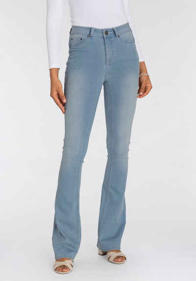 Arizona Bootcut-Jeans Ultra Stretch High Waist mit Shapingnähten