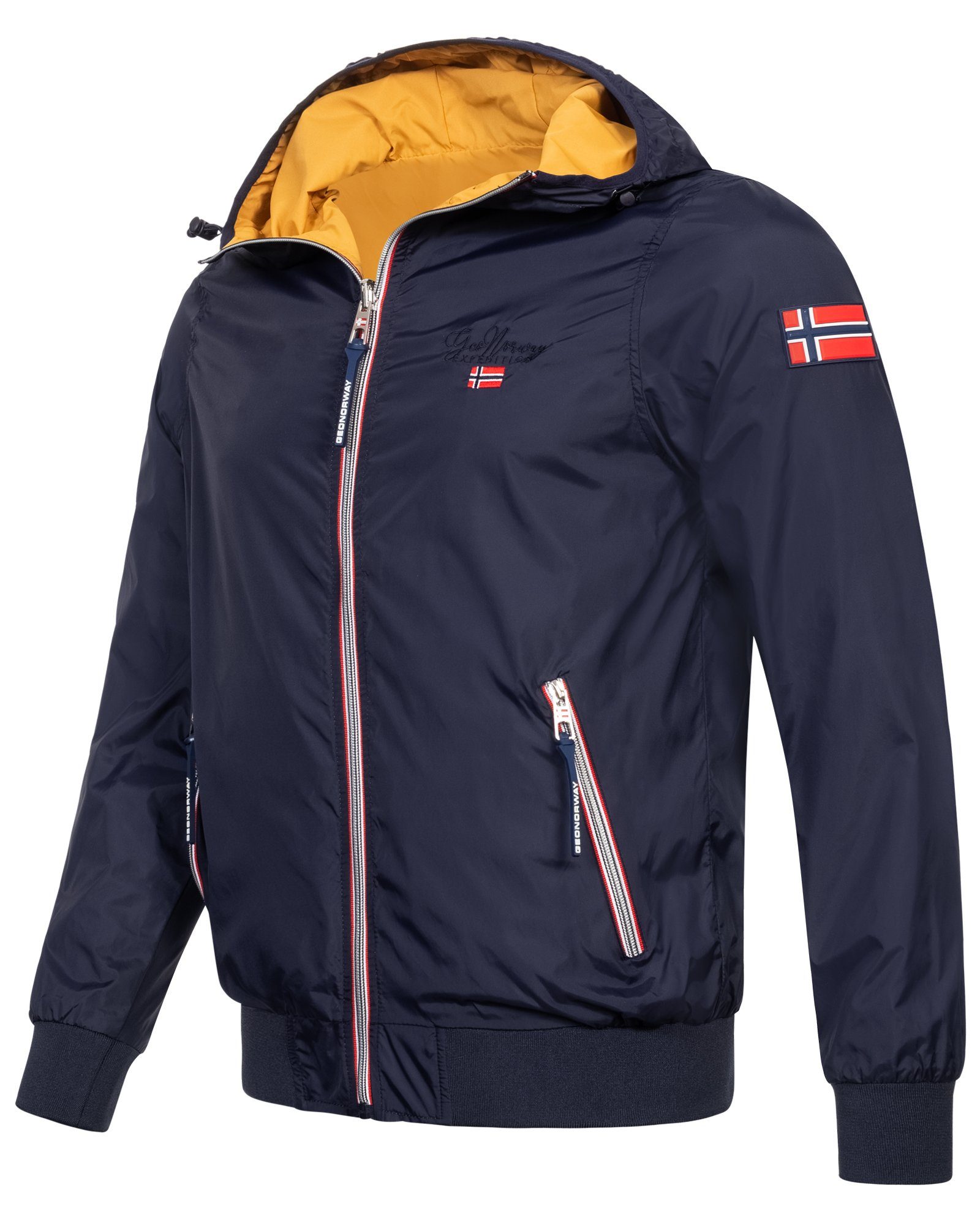 Geographical Norway Blouson Übergangsjacke Frühlingsjacke Windbreaker Blouson Sommer Wende Jacke