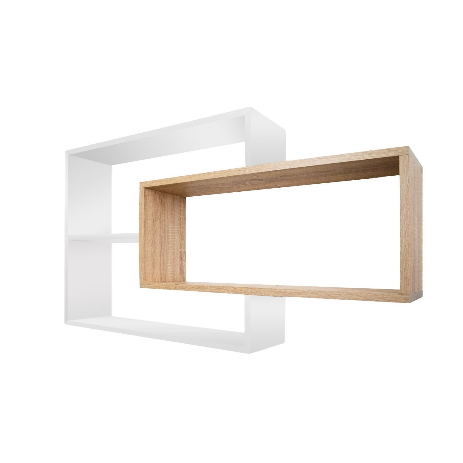 TRAUMMÖBEL Wandregal KARO, Modernes Schweberegal groß Hängeregal Wandregal günstig online kaufen