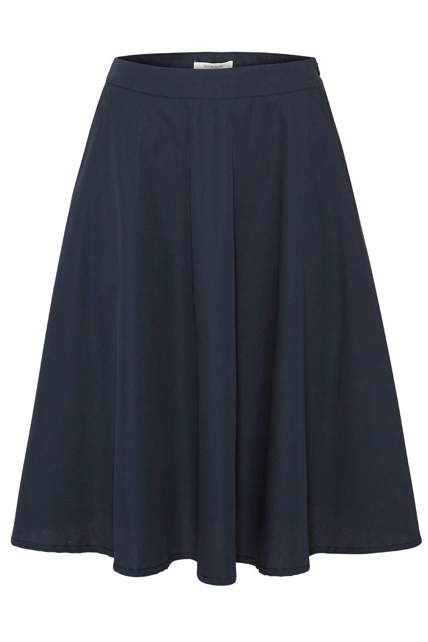 A-Linien-Rock Poplin midi skirt
