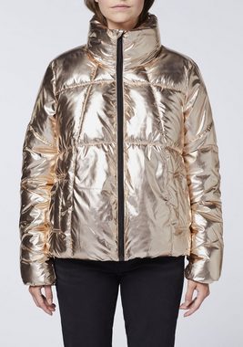 JZ & Co Steppjacke in Metallic-Optik