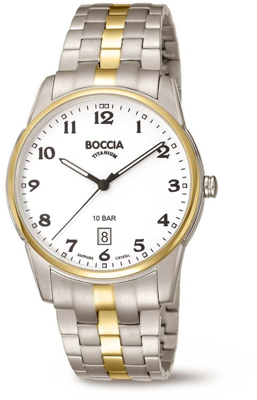 Quarzuhr Herrenuhr Quarzuhr - Boccia Modell: 3632-03