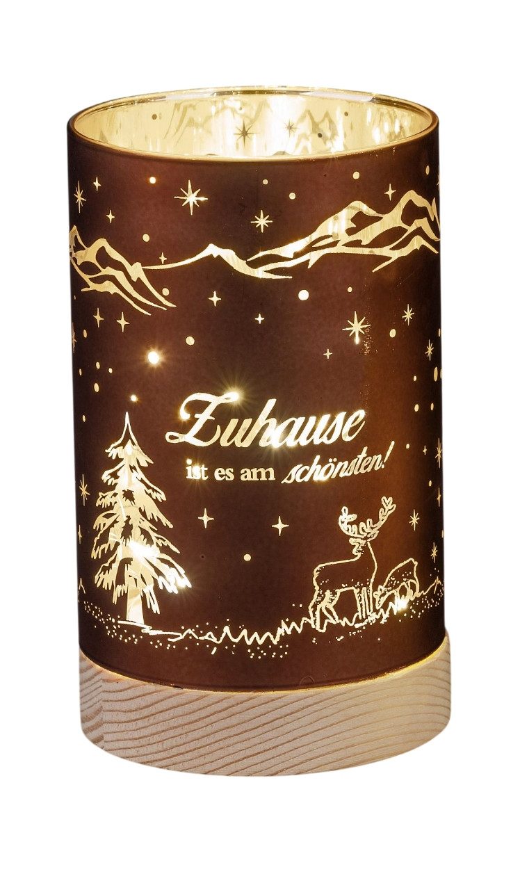 formano LED Dekolicht aus Glas mit Motiv und Spruch, LED fest integriert günstig online kaufen