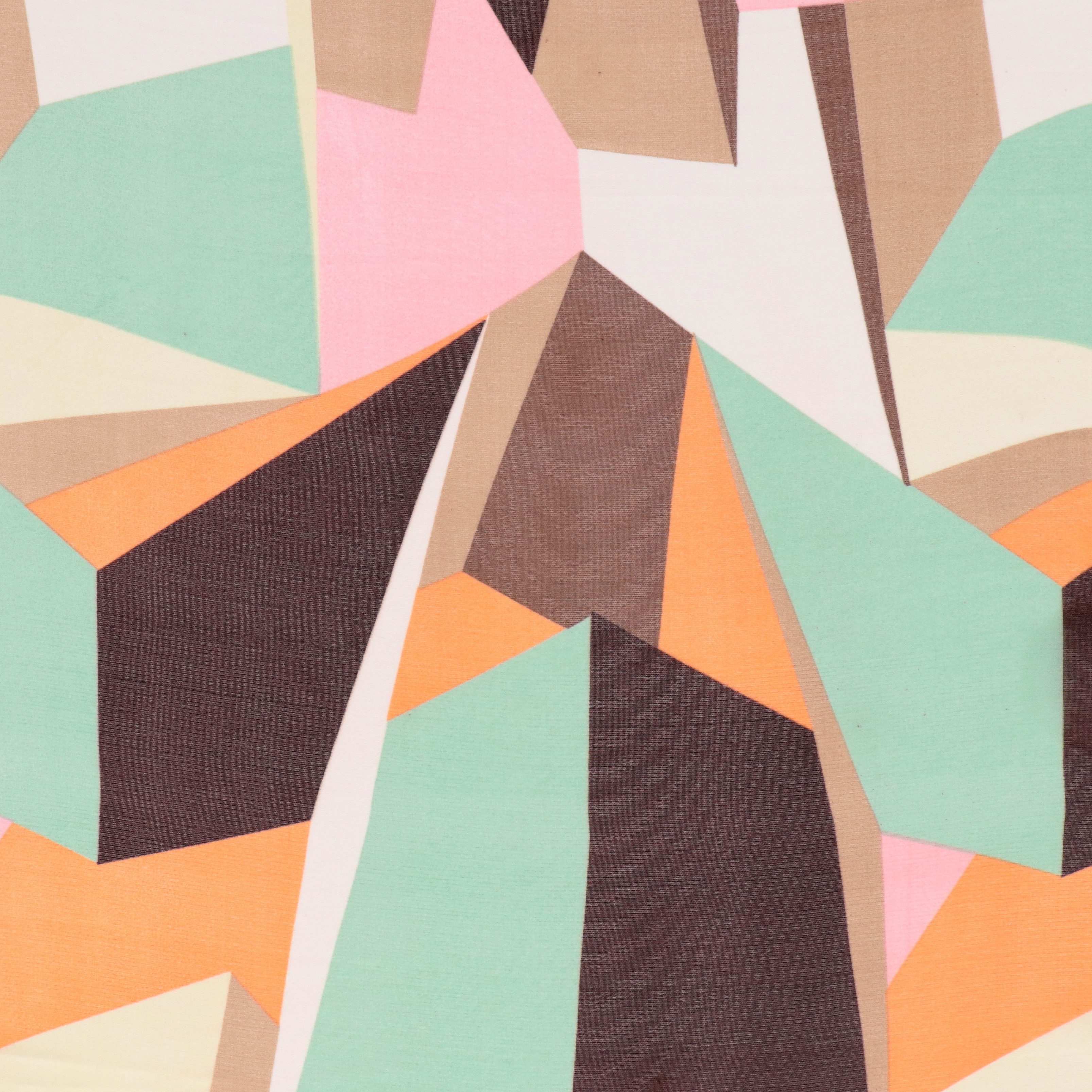 halsüberkopf Accessoires Modeschal Chiffon Geometric, Druckschal günstig online kaufen