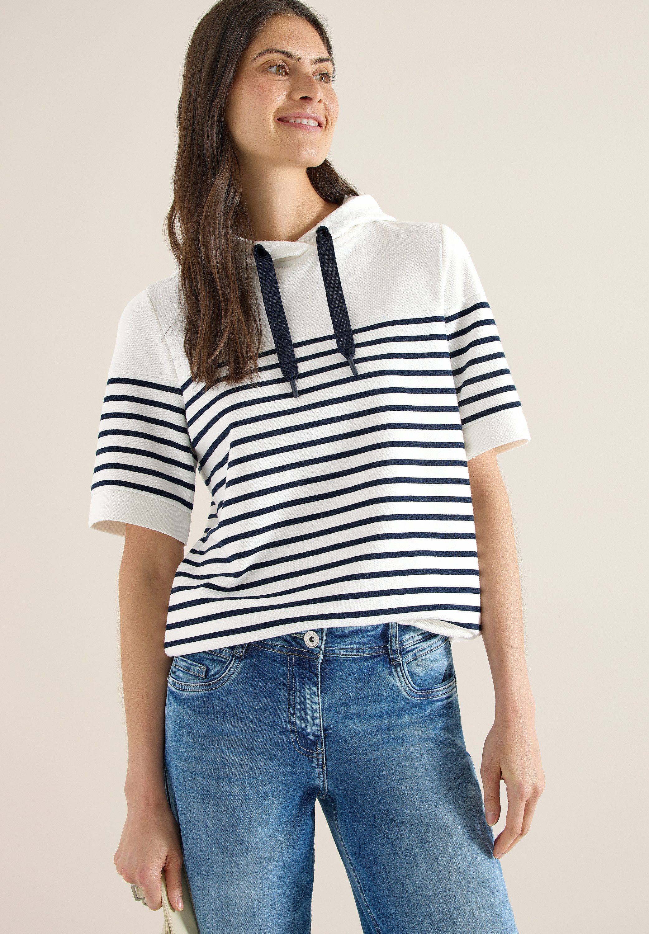 CECIL Sweatshirt mit Kapuze