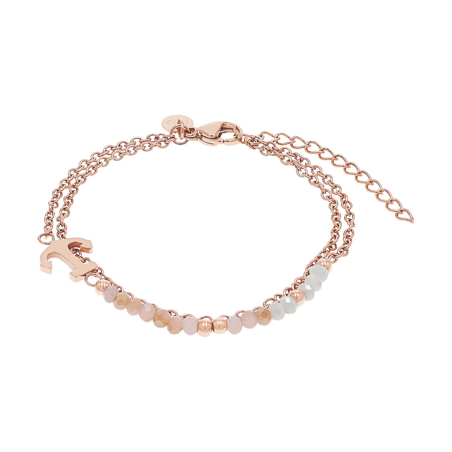 TOM TAILOR Armband Schmuck Geschenk Edelstahl Anker, mit Glassteine