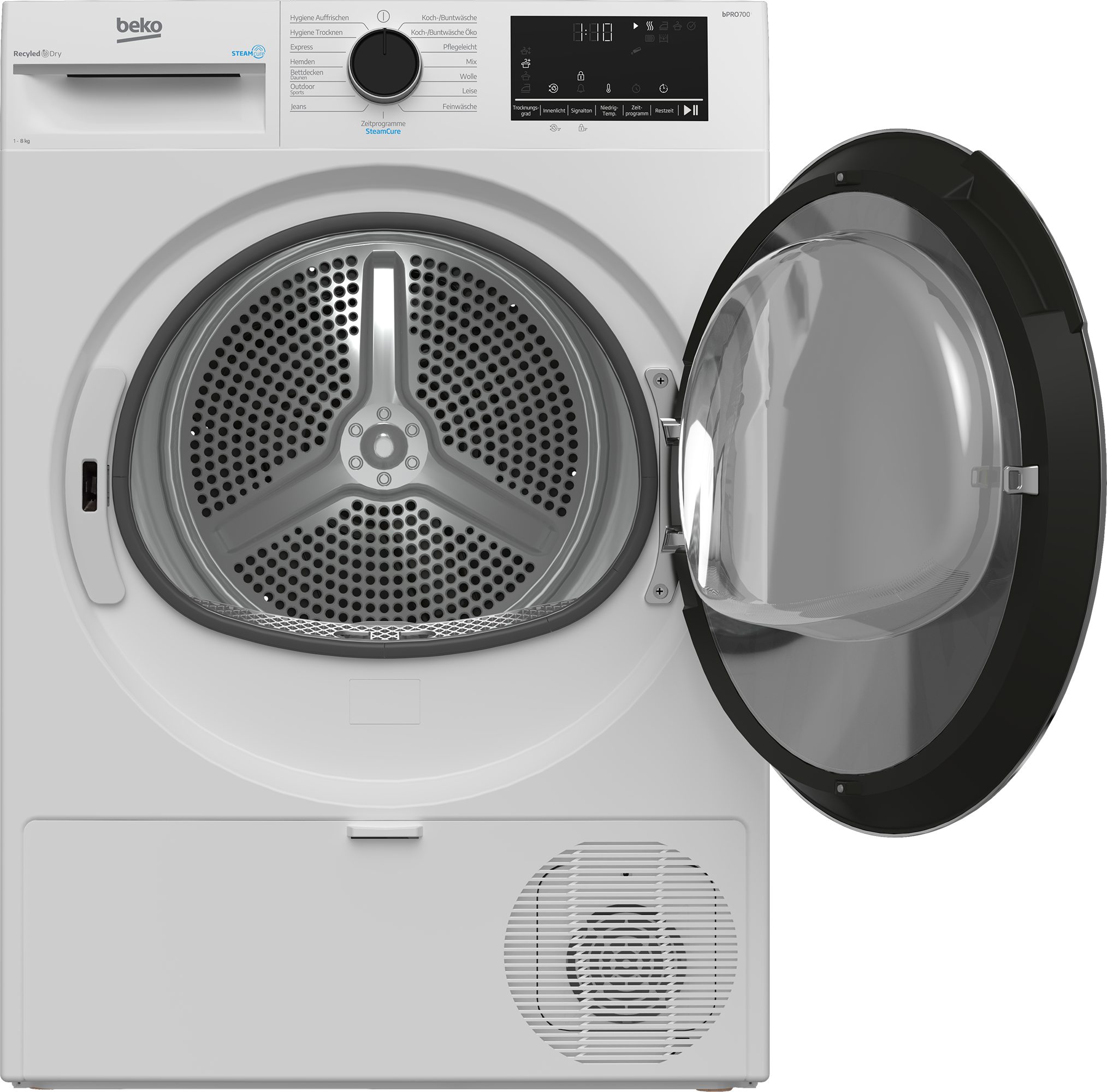 BEKO Wärmepumpentrockner B5T68219, 10 Jahre Motorengarantie, Schontrommel