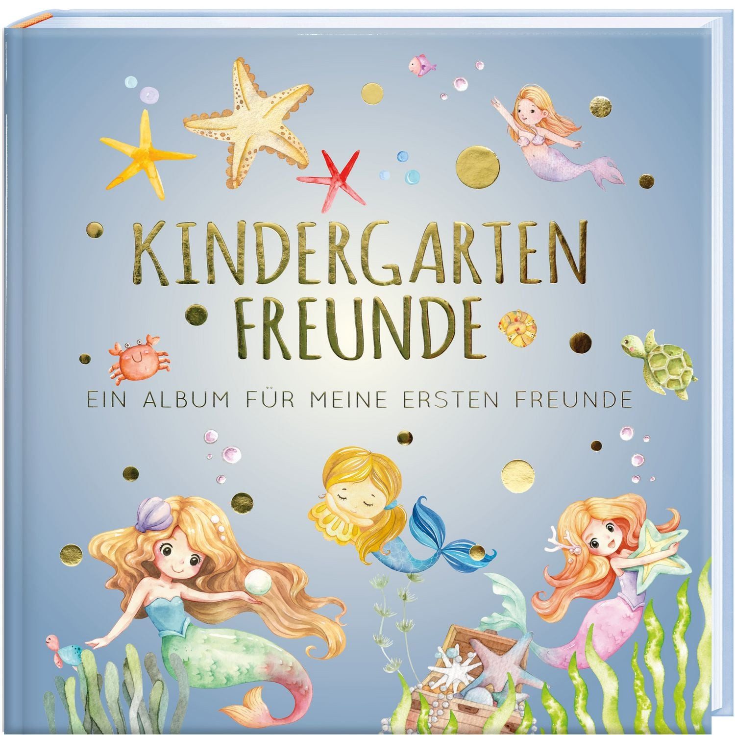 Kindergartenfreunde – MEERJUNGFRAU / Pia Loewe, ein Album für meine ersten Freunde (Freundebuch Kindergarten 3 Jahre) PAPERISH®