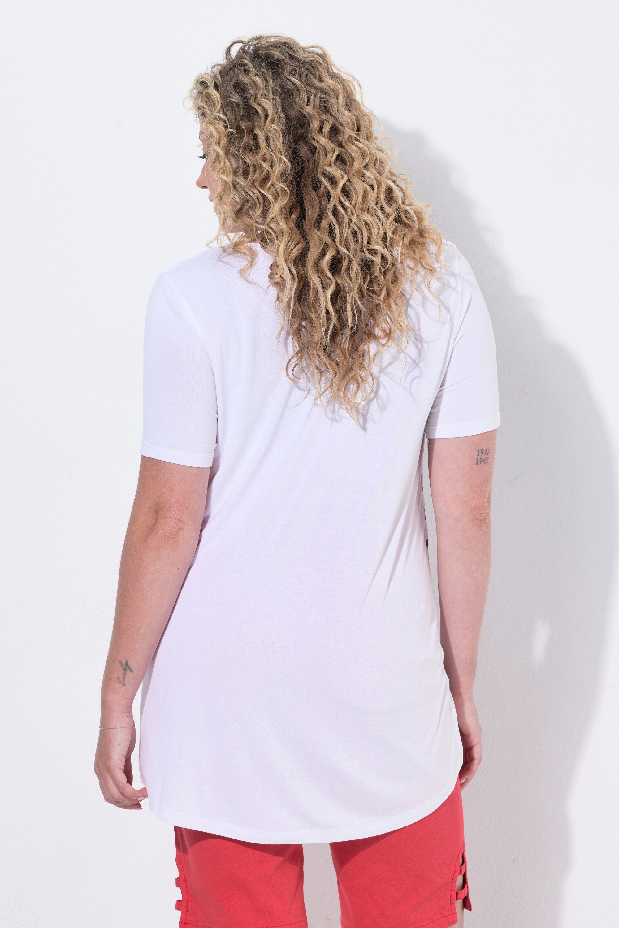 Angel of Style T-Shirt T-Shirt A-Linie Chili-Motiv Glitzersteinchen