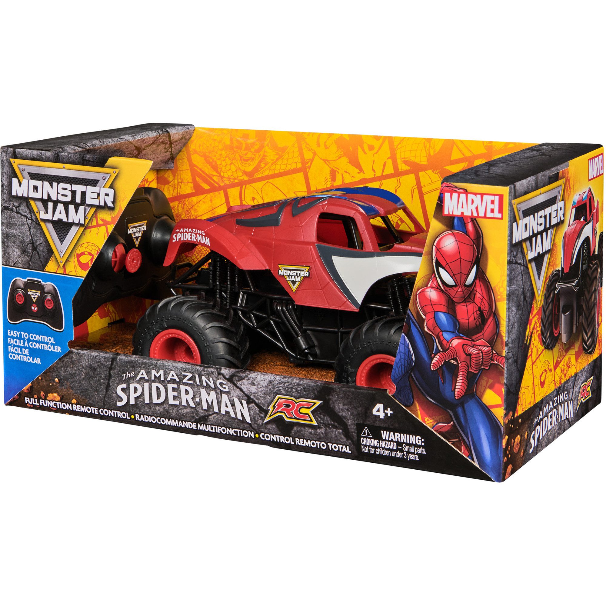 Monster Jam Spielzeug-Auto Spin Master Monster Jam - Marvel Spider-Man RC