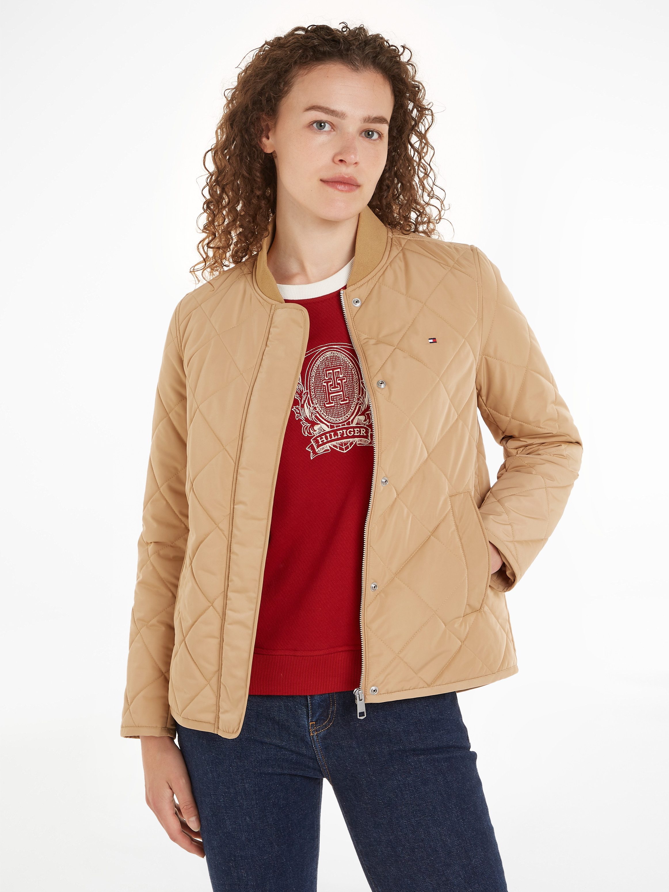 Tommy hilfiger quilted bomber discount