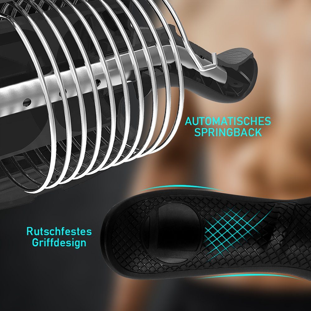 für Muskeltraining BIGTREE AB-Roller weiß Bauchmuskelmaschinen Bauchtrainer