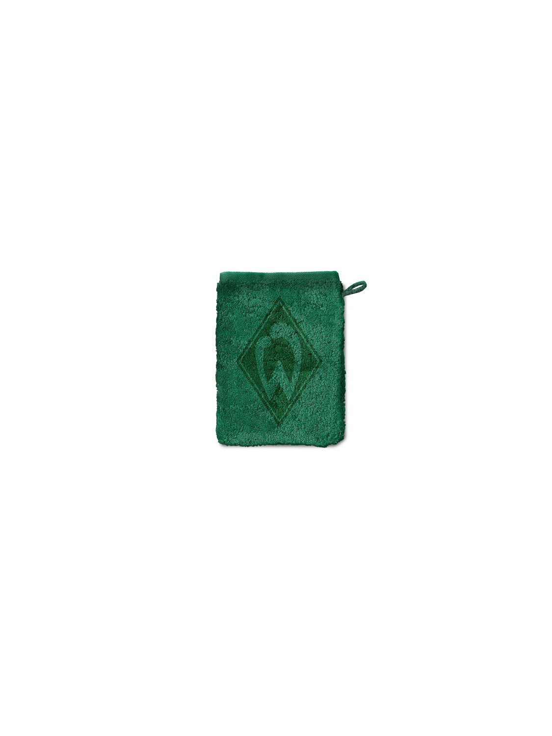 Werder Bremen Handtuch SV Werder Bremen GOTS Waschhandschuh Raute