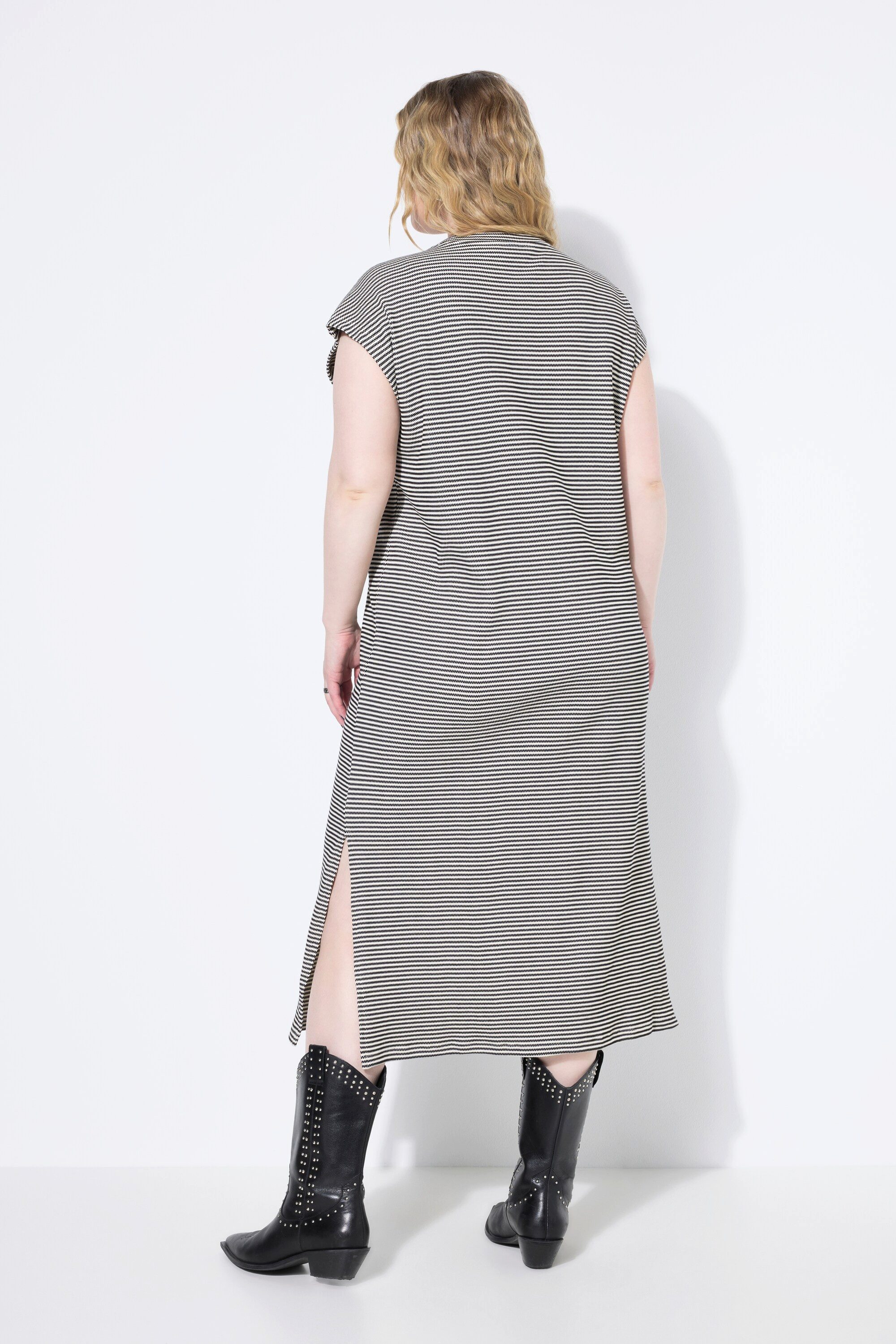 Studio Untold Jerseykleid Midi-Jerseykleid oversized Ringel