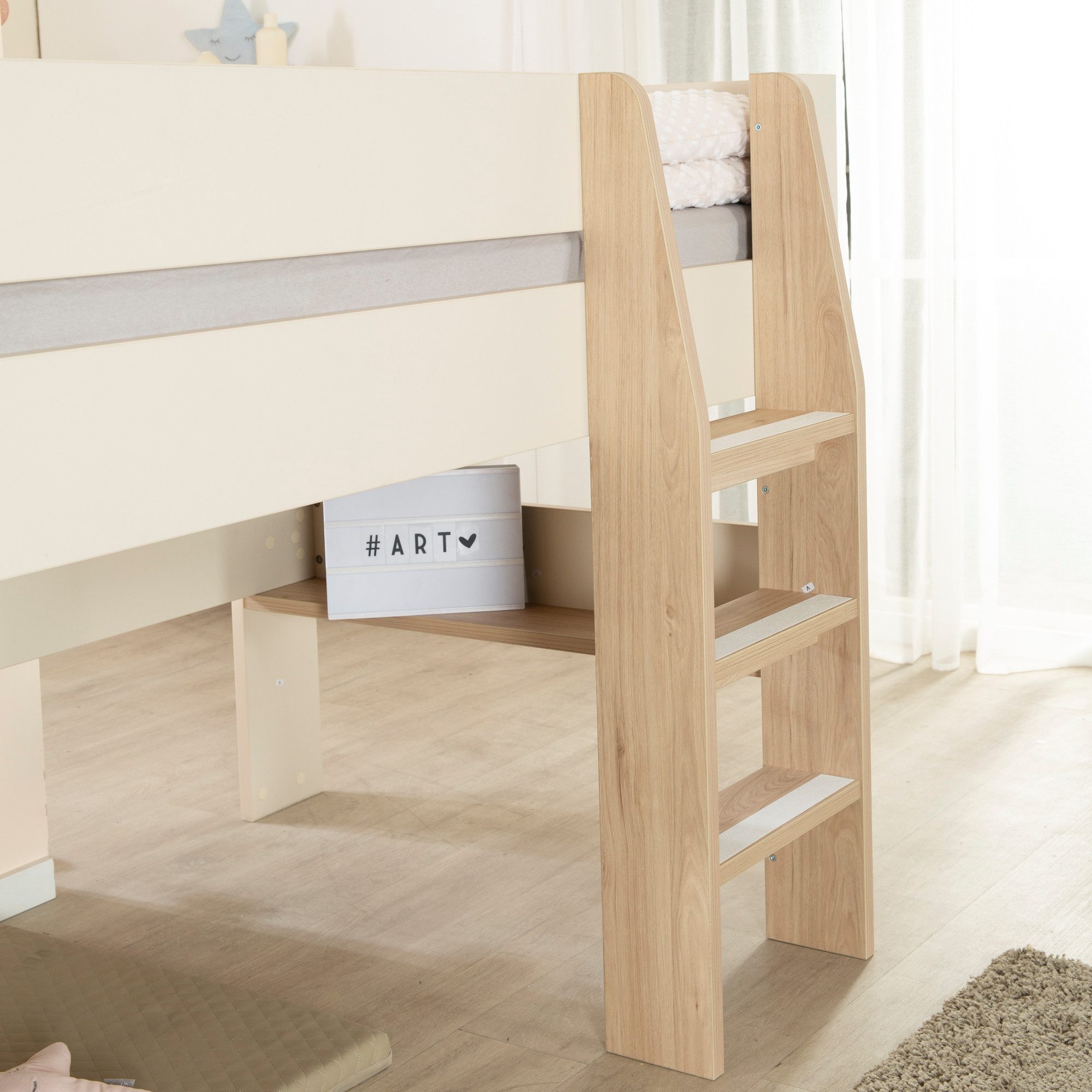 roba® Kinderbett Flexi Grow - Zubehör - Erweiterungen - Accessoires (Absturzsicherung, Schublade, Stauraumelement - Umbausets für Hochbett)
