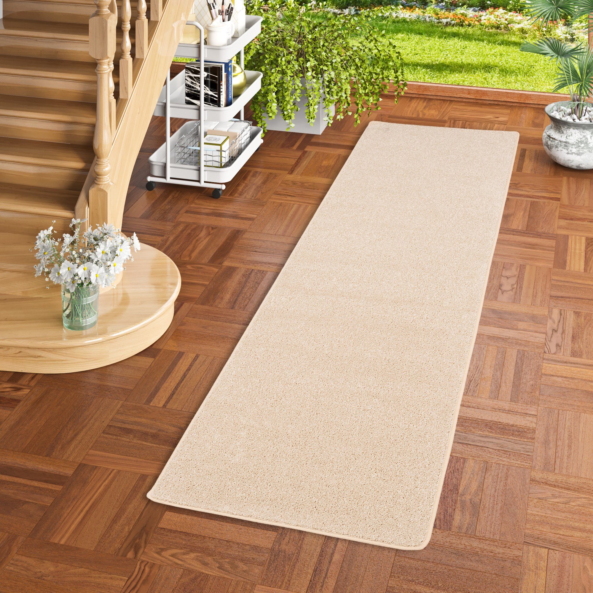 Läufer Hochflor Langflor Teppich Läufer Cottage, Snapstyle, Rechteckig, Höhe: 22 mm