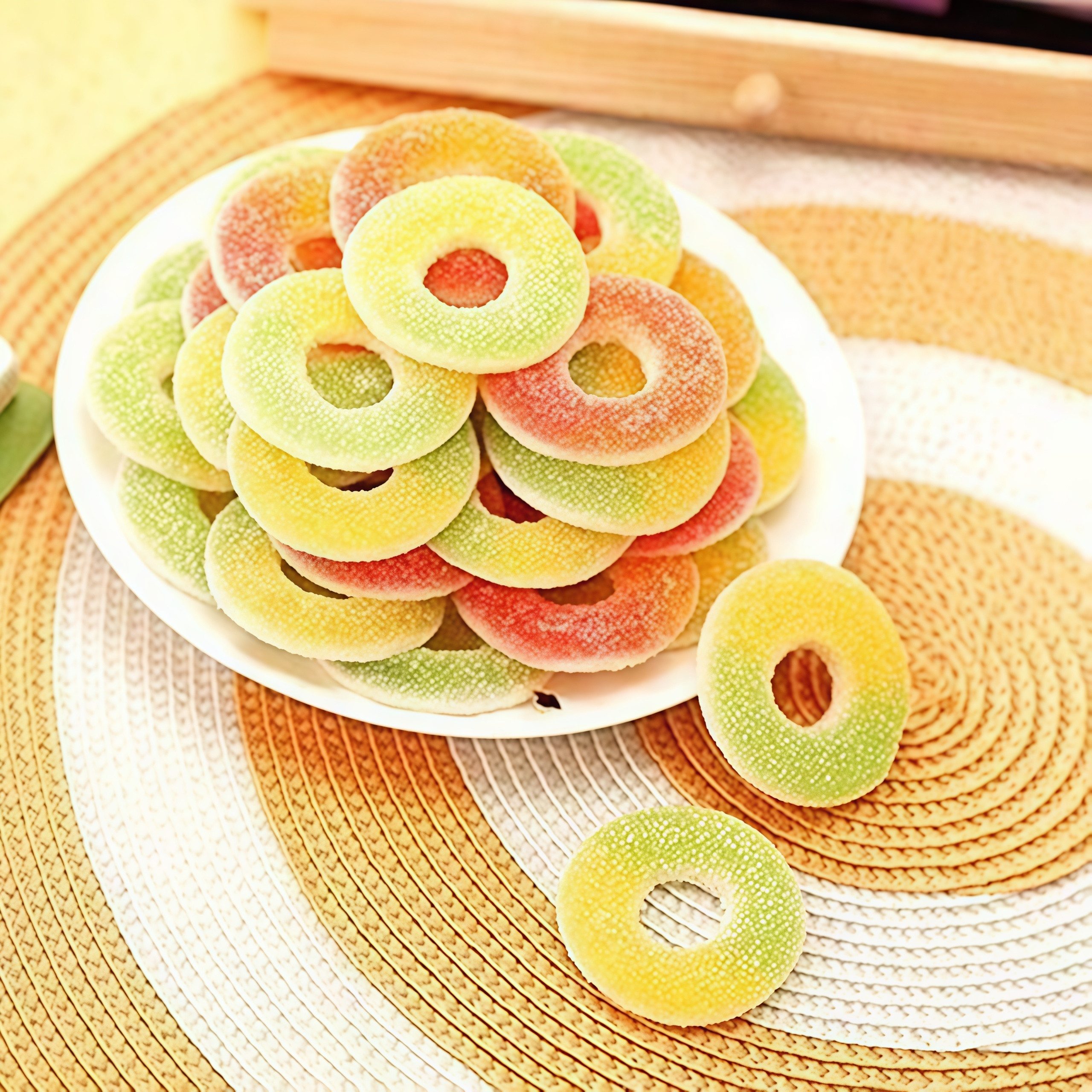 FOUORTUNATE-BEE Silikonform 4er Set Silikon-Gummibärchenform mit Tropfer für DIY Süßigkeiten, (4-tlg), Silikonformen für Schokolade, Donuts & Gummibärchen – 4 Stück