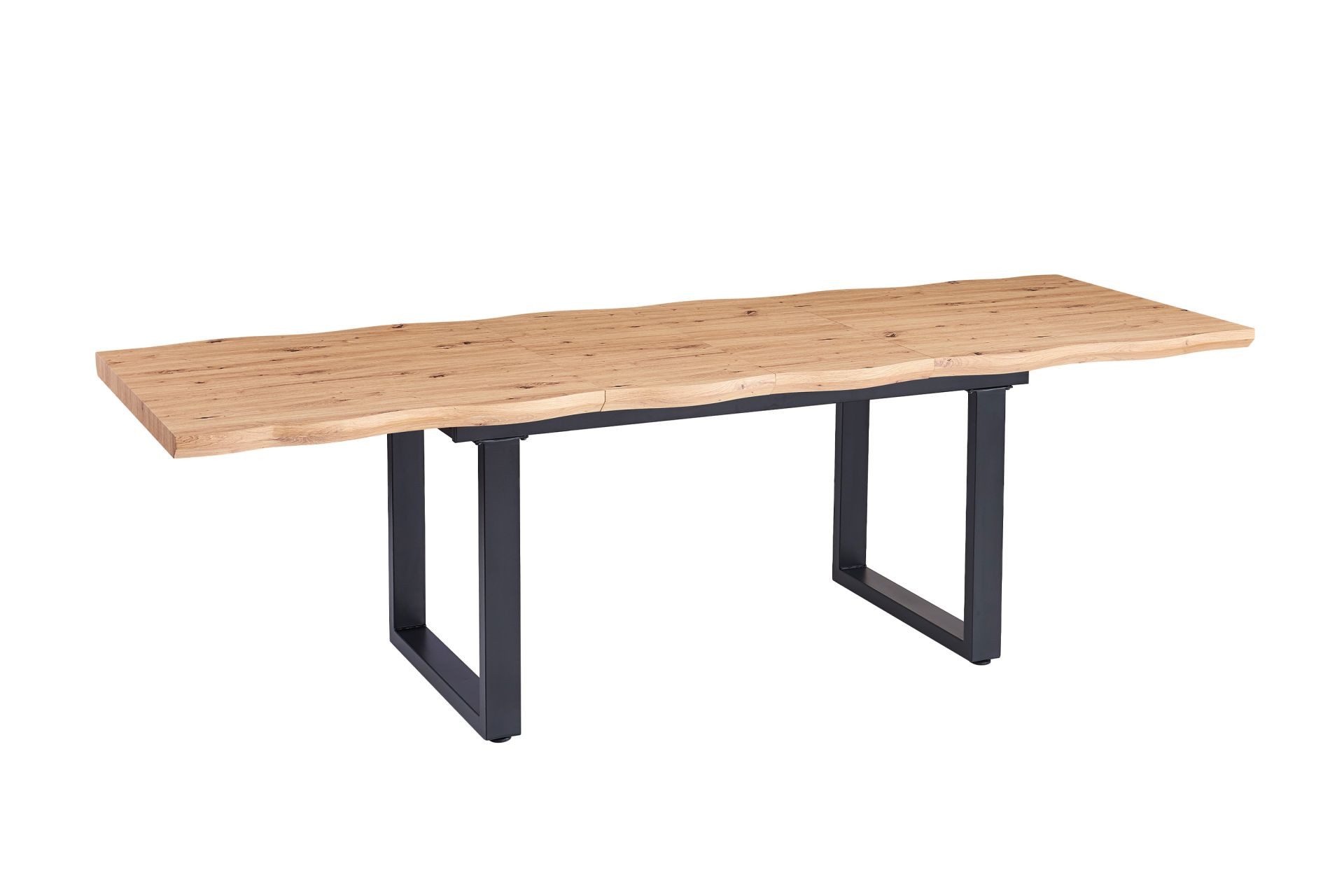 Loreno® Baumkantentisch Swan_U, Baumkante, ausziehbar, Metallgestell günstig online kaufen