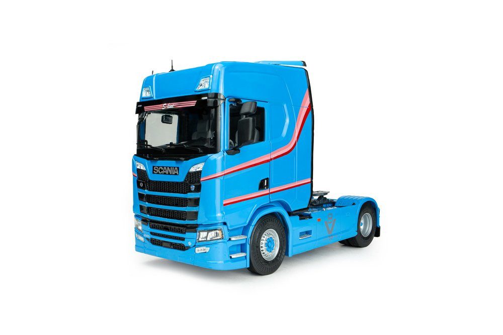 Solido Modellauto Scania S580 Highline Zugmaschine 2023 hellblau, Maßstab 1:24