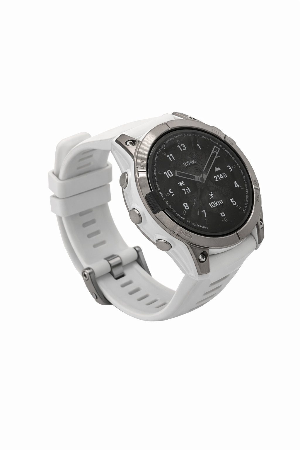 Garmin Epix™ Gen 2, 47mm Smartwatch (3,30 cm cm/1,3 Zoll, Garmin OS) Einzelartikel, 2-tlg., Smartwatch inkl. Lade-/Datenkabel, AMOLED Saphirglas Titan-Lünette TopoActive-Karten 16 Tage Akku