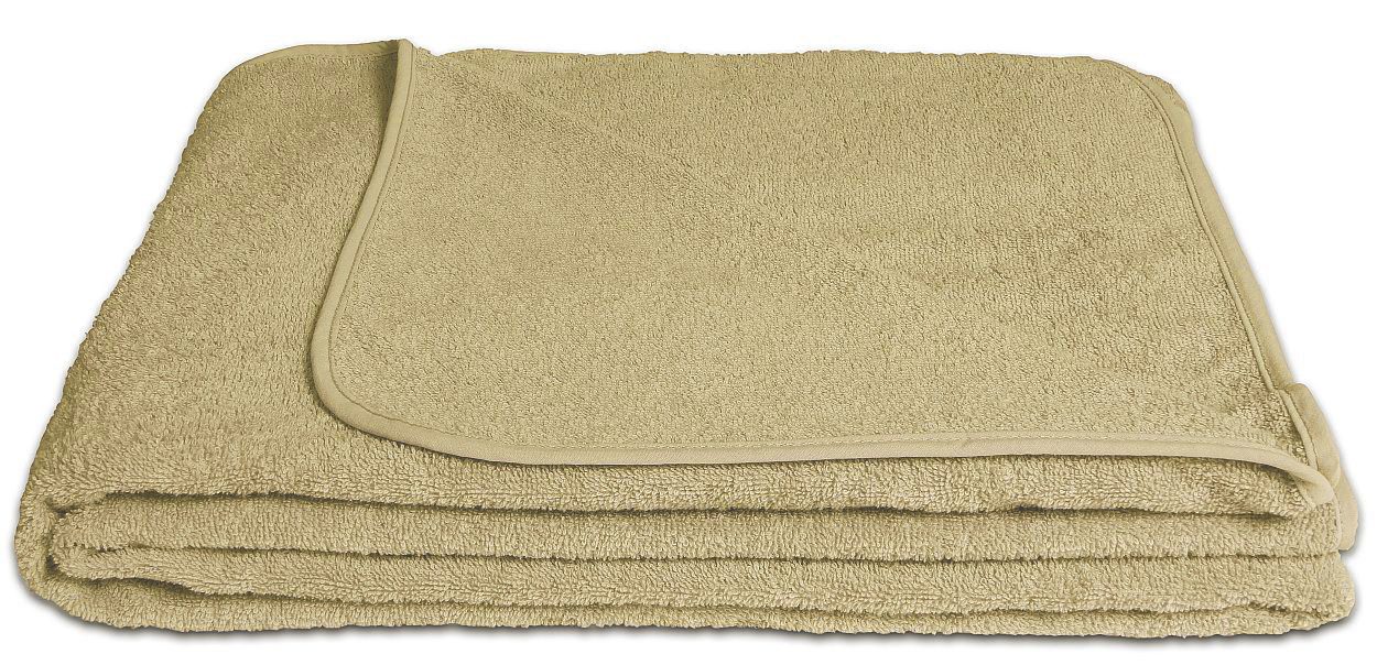 Wohndecke Frotteedecke, KiGATEX, 100% Baumwollfrottee, 150 x 200 cm