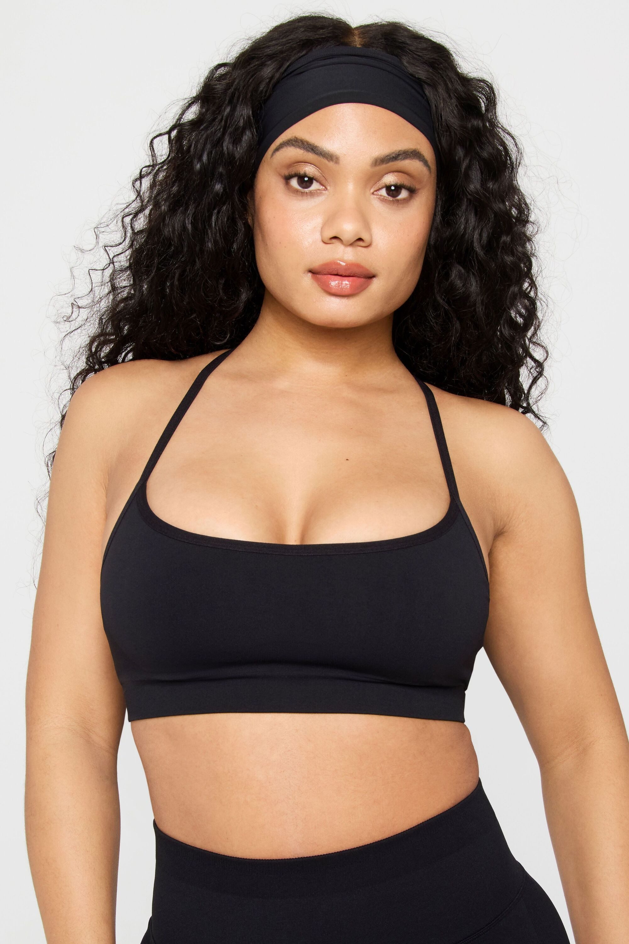 Fabletics Sport-BH SLEEK SEAMLESS STRAPPY LOW IMPACT BRA (1-tlg) mit Rundhalsausschnitt