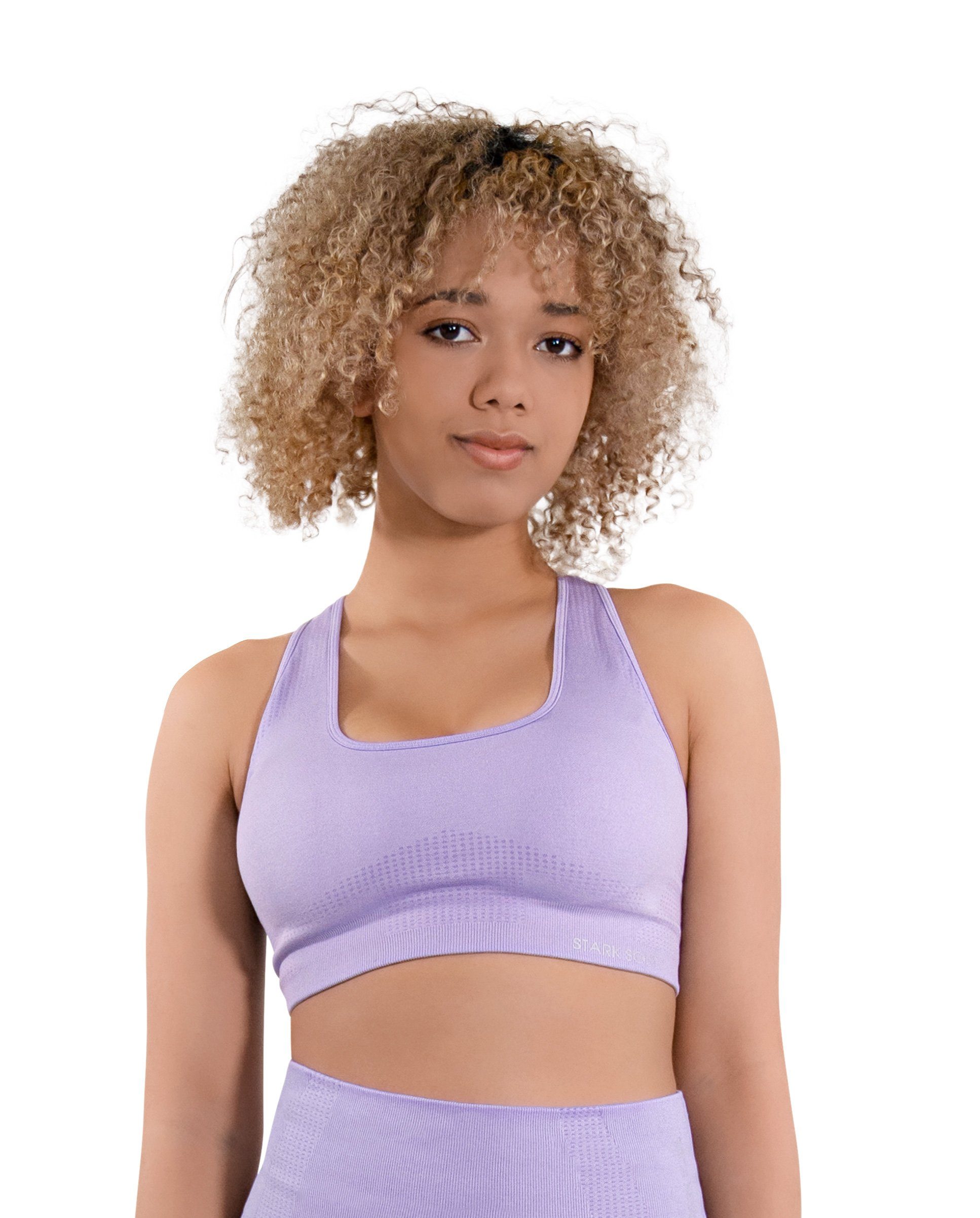 Stark Soul® Sporttop Sport Bra "reflect" Racerback, herausnehmbare Cups - Sport BH