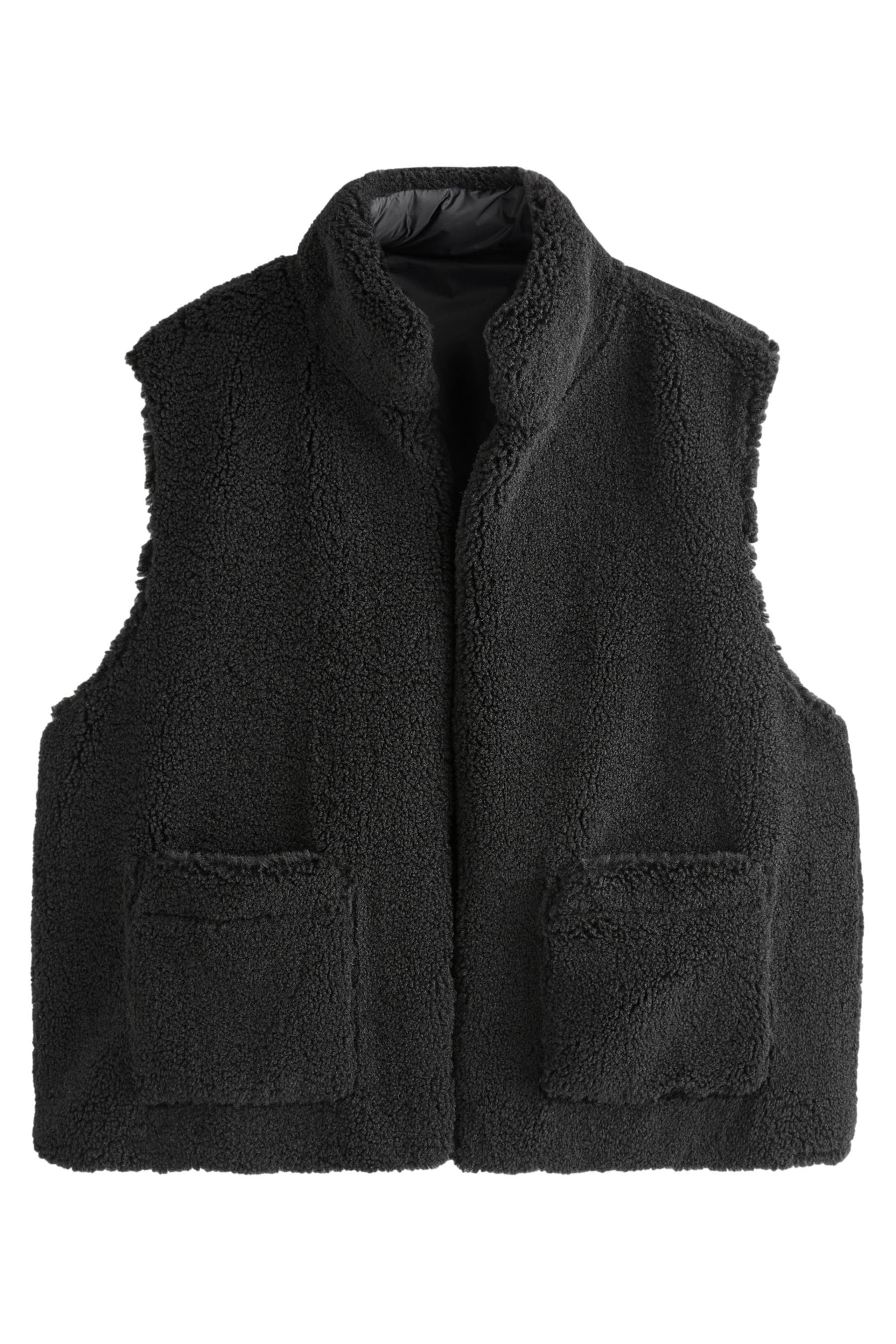 Next Fleeceweste Wendebare Teddy-Weste aus Borg günstig online kaufen