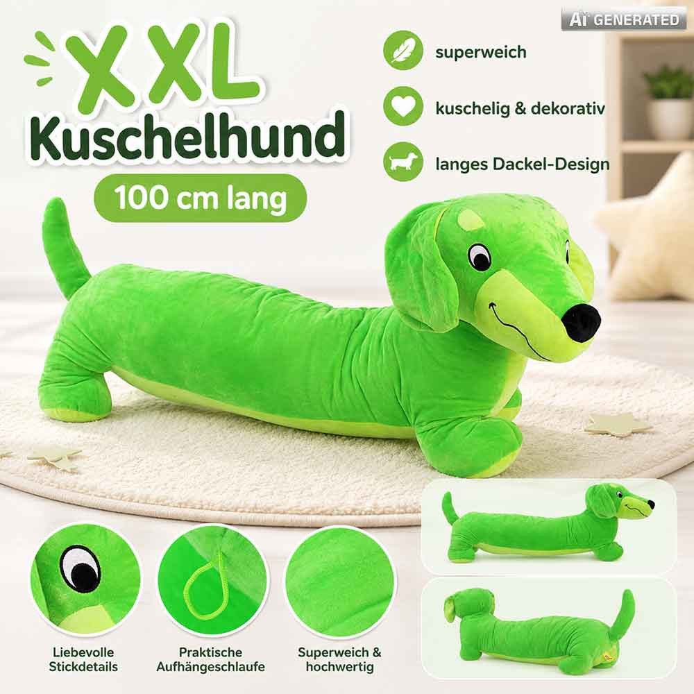 PMS Kuscheltier Dackel-Kuscheltier XXL - ca. 100 cm (1-St)